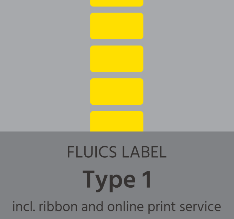 FLUICS Paquet d'étiquettes code-barres - type 1, cryogénisées - à 1.000 étiquettes Art.n° FL-0005