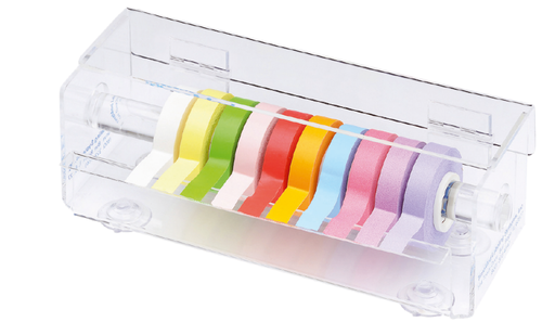 [26200] ruban d'étiquetage neoTape® paquet de 1 de chaque blanc, jaune, vert, rouge, bleu - art.no. 26200