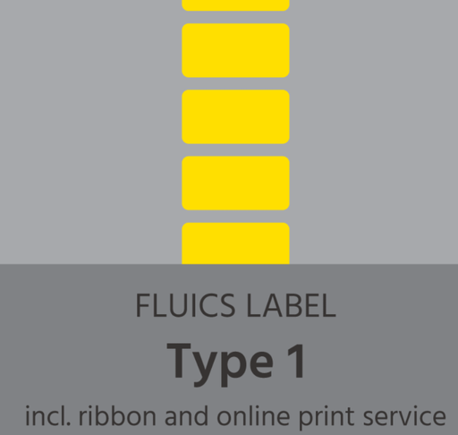 [FL0007] FLUICS Barcode label pack - type 1, cryo-tested - à 3.000 labels Art.No.FL-0007