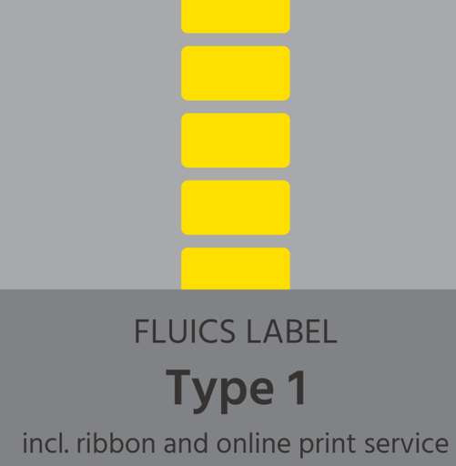 [FL0006] FLUICS Barcode label pack - type 1, cryo-tested - à 12.000 labels Art. No. FL-0006